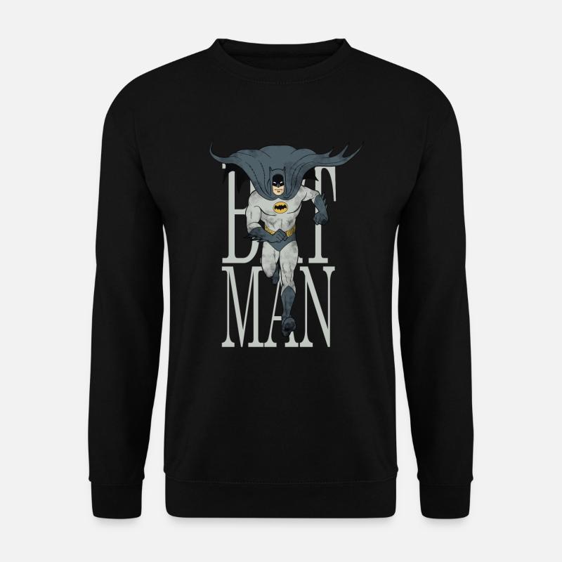 Batman Rennt Durch Die Nacht - Unisex Pullover - Schwarz