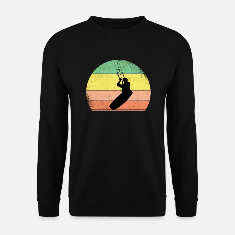 Kite Surfer Kitesurfing Kiteboarding - Unisex Pullover - Schwarz