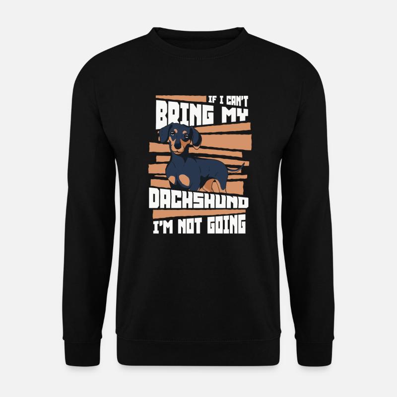 Dachshund Dog - Unisex Sweatshirt - black