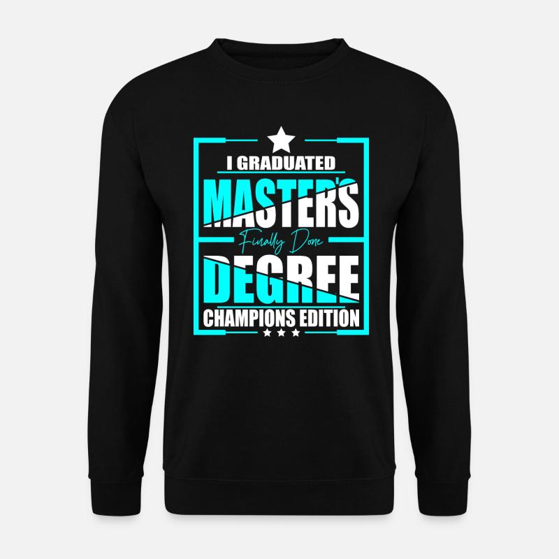 Master`s Degree - Unisex Pullover - Schwarz