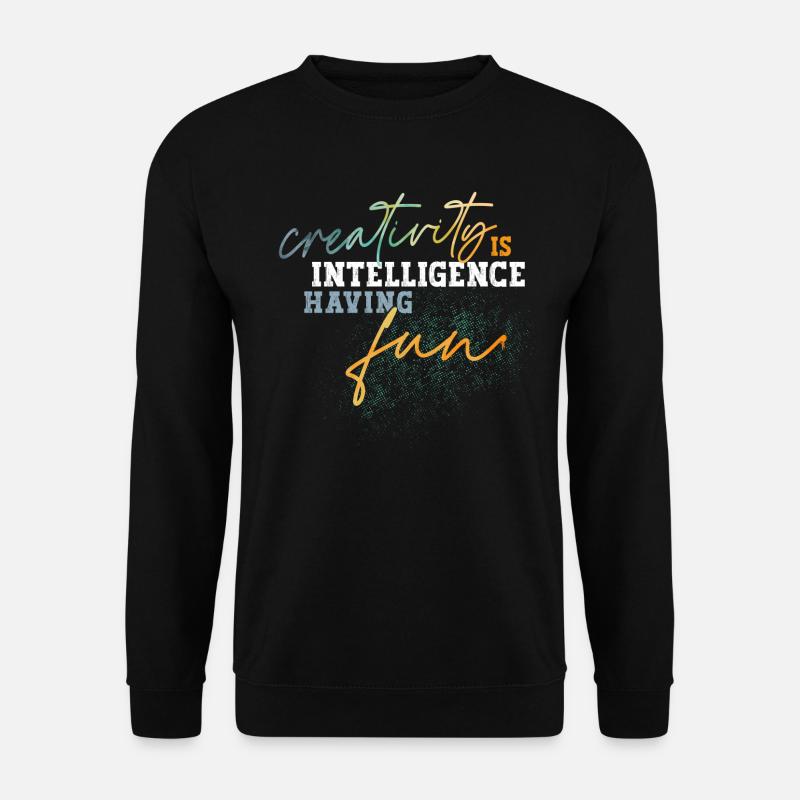 Intelligence créative - Sweat-shirt Unisexe - noir