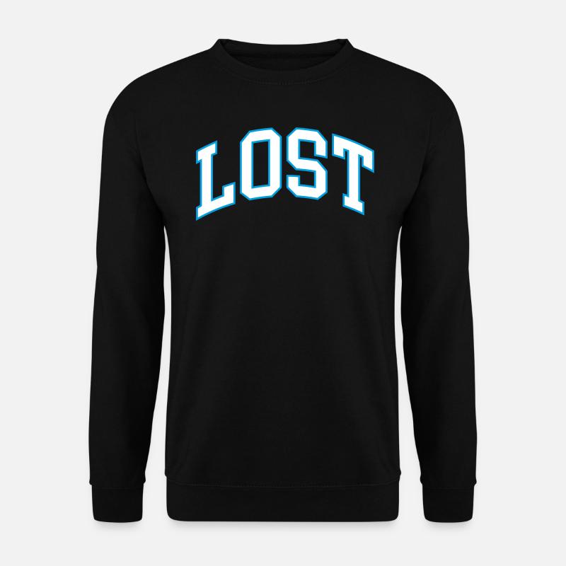 lost - Unisex Pullover - Schwarz