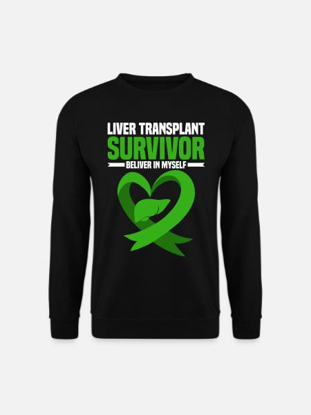 Lebertransplantation - Unisex Pullover - Schwarz