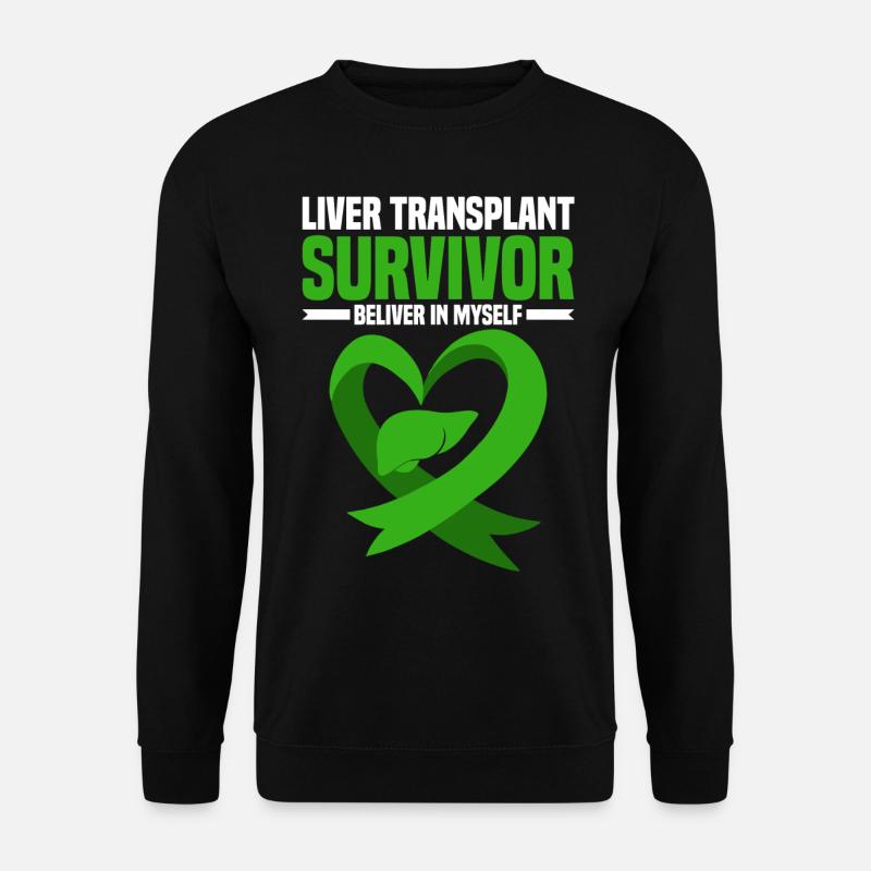 Lebertransplantation - Unisex Pullover - Schwarz