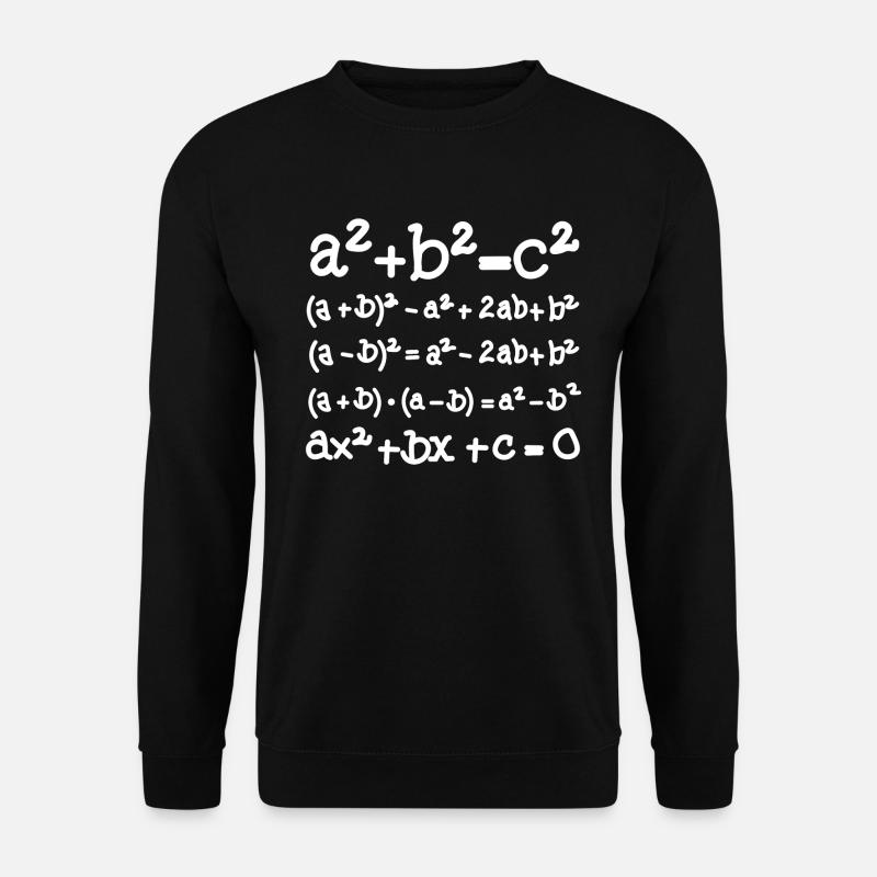 Formula matematica - Felpa unisex - nero
