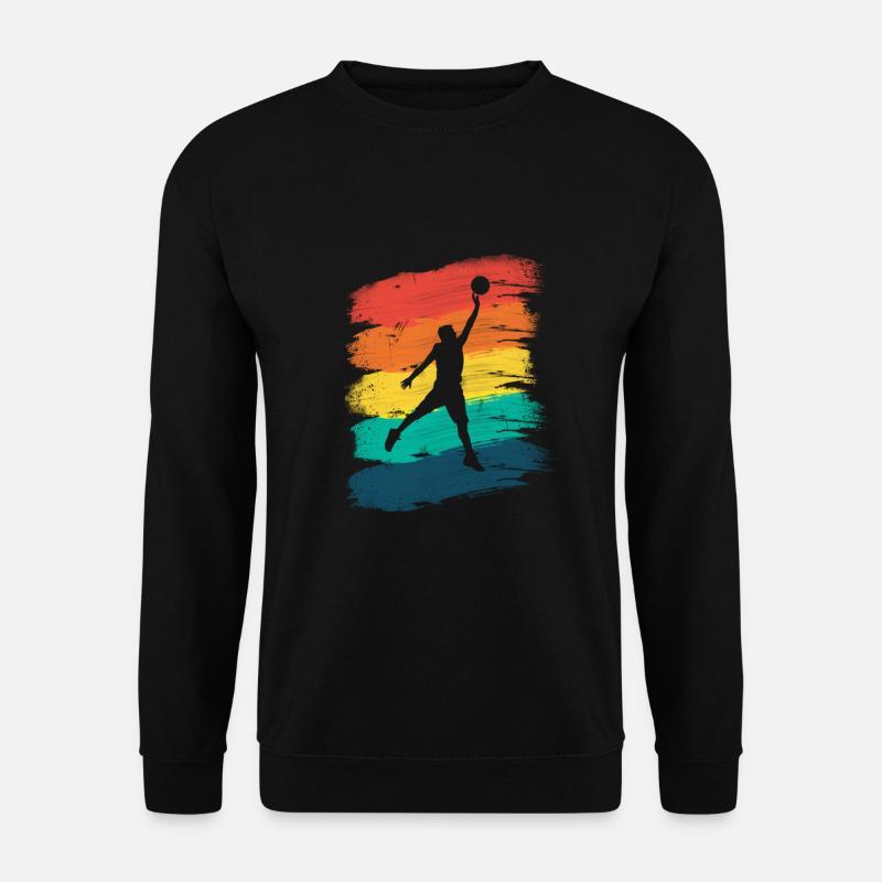 Basketball Sports Basket dunking bunt - Unisex Pullover - Schwarz