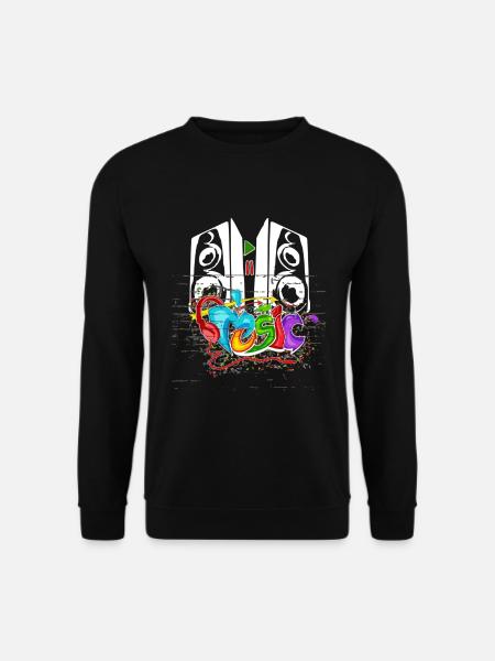 Music producer festival DJ summer - Unisex Sweatshirt - black