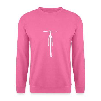 Fahrrad silhouette - Unisex Pullover - Pink - Vorne