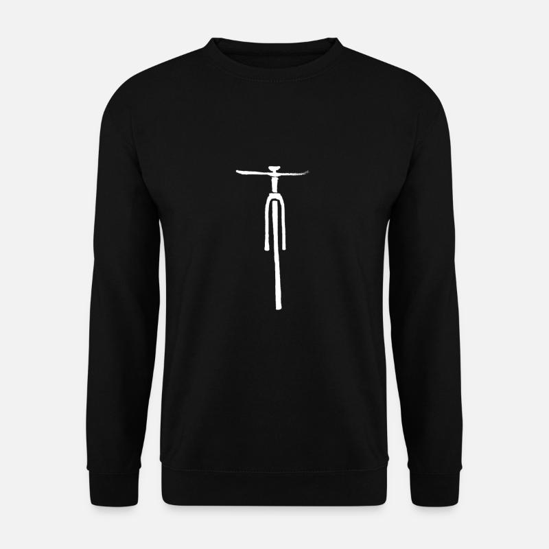 Bicycle silhouette - Unisex Sweatshirt - black