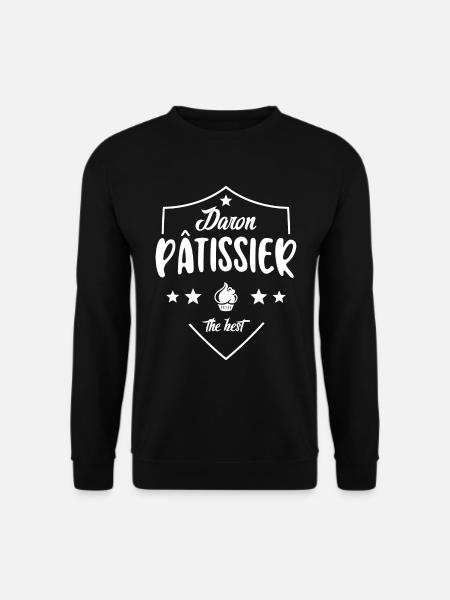 Daron Pâtissier Pour Papa Pâtissier - Sweat-shirt Unisexe - noir