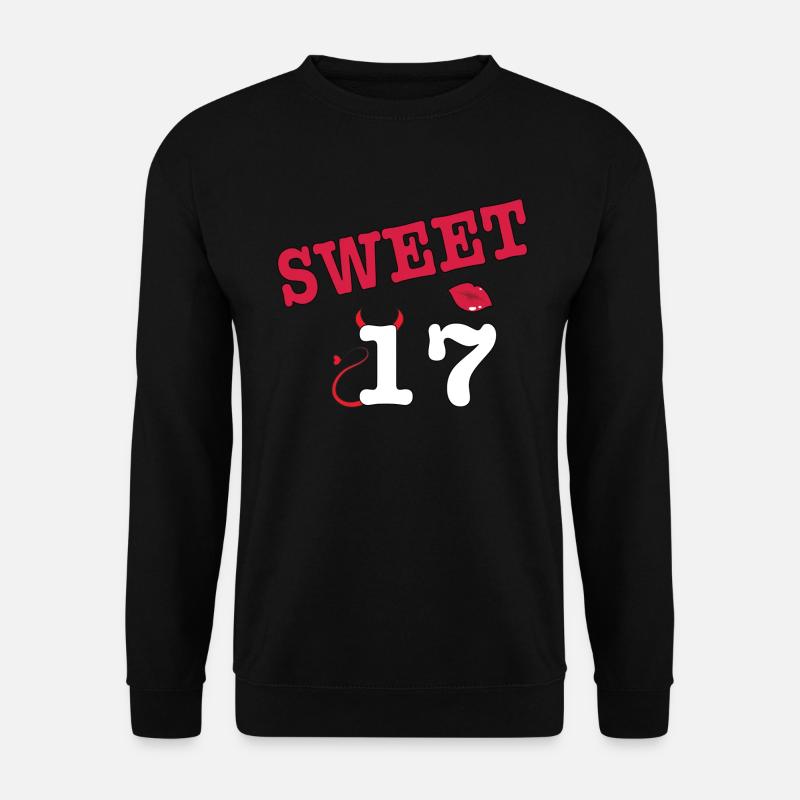 Sweet 17 - Unisex Pullover - Schwarz