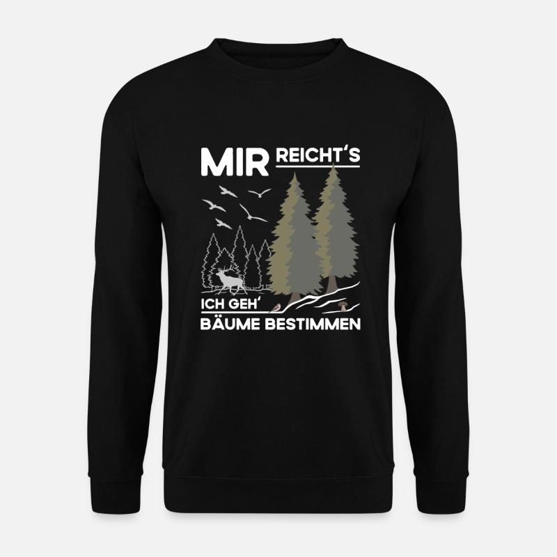 Bäume Bestimmen - Unisex Pullover - Schwarz