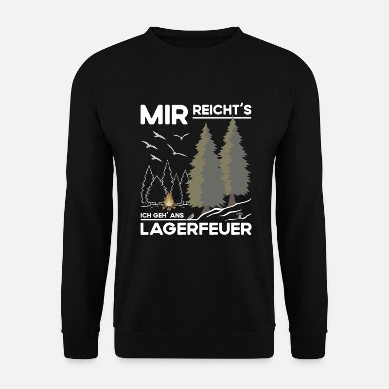 Lagerfeuer Machen - Unisex Pullover - Schwarz