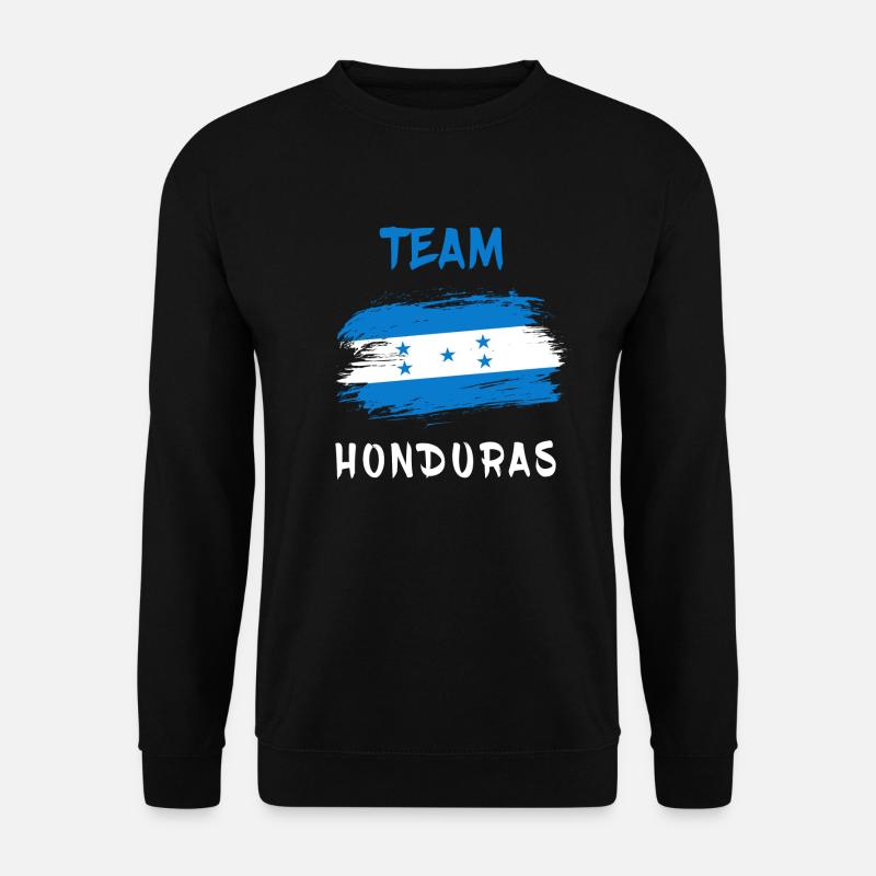 Honduras team flag design - Unisex Sweatshirt - black