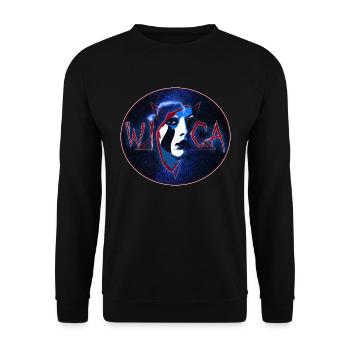 Wicca Witch Magic - Unisex Sweatshirt - black - Front - Alina (178cm) & Michal (187cm)