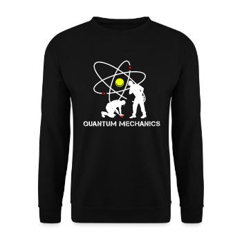 Quantum mechanics physicist - Unisex Sweatshirt - black - Front - Alina (178cm) & Michal (187cm)