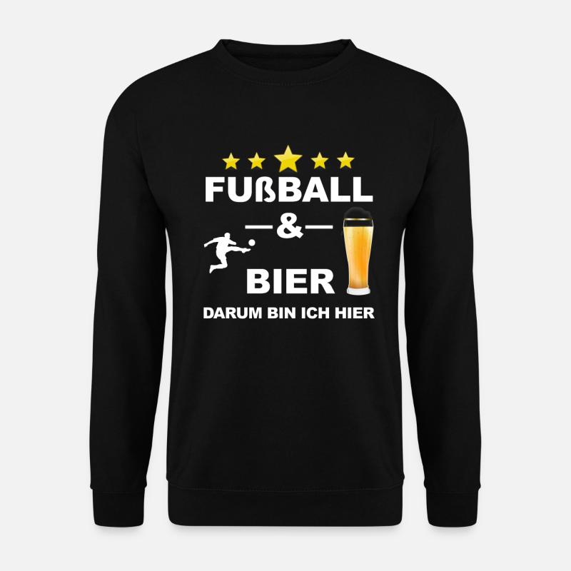 Fußball Spruch Design - Unisex Pullover - Schwarz