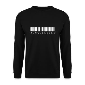 Junggeselle - Unisex Pullover - Schwarz - Vorne - Alina (178cm) & Michal (187cm)