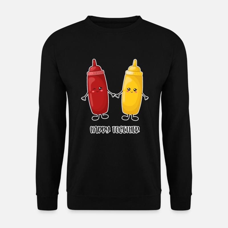 Ketchup and mustard - Unisex Sweatshirt - black