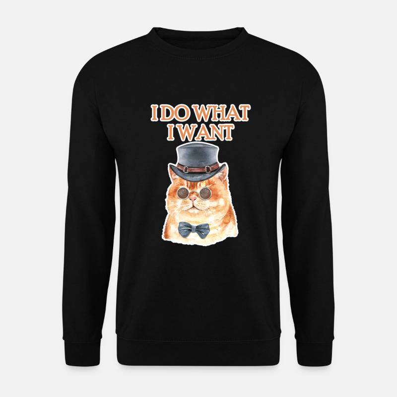 Cats Rebellion - Unisex Sweatshirt - black