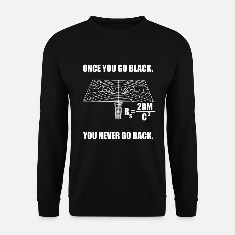 Schwarzes Loch Wissenschaft - Unisex Pullover - Schwarz