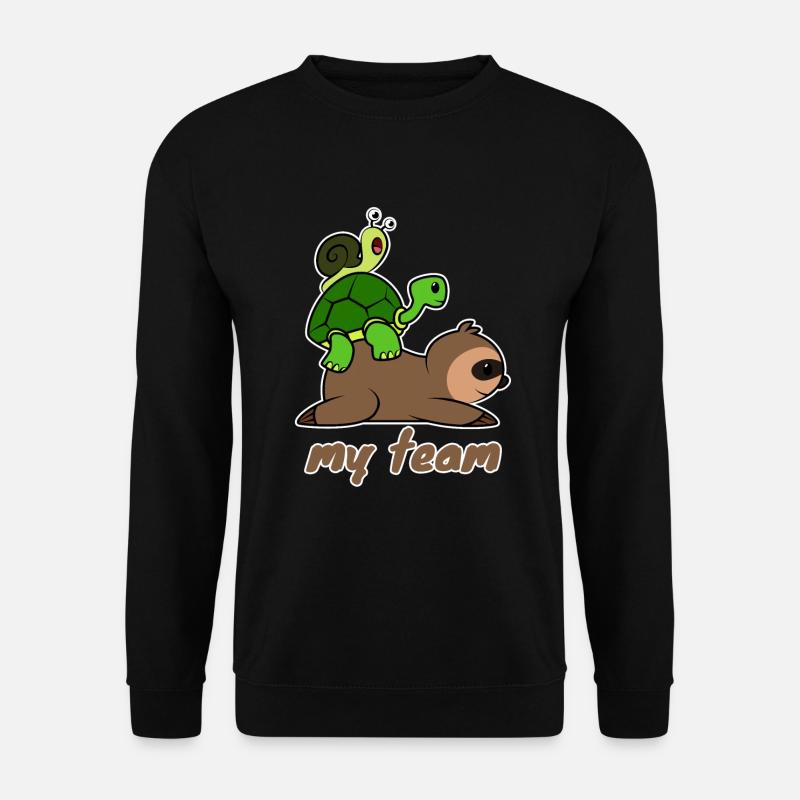 Team Langsam - Unisex Pullover - Schwarz