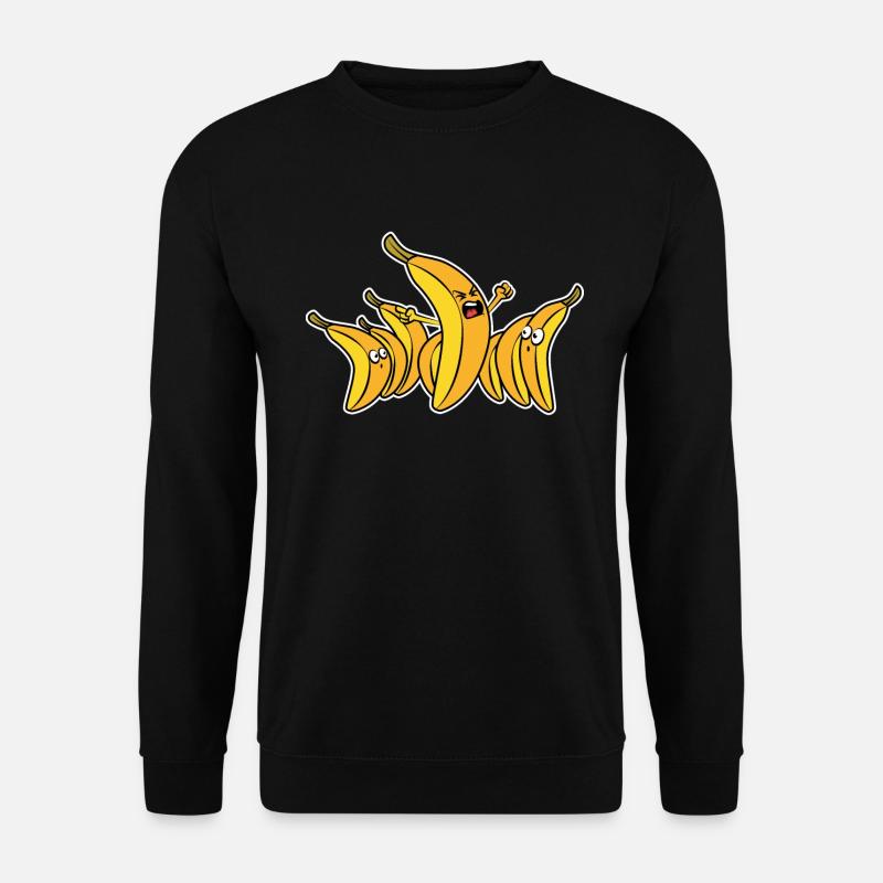 Angry banana - Unisex Sweatshirt - black