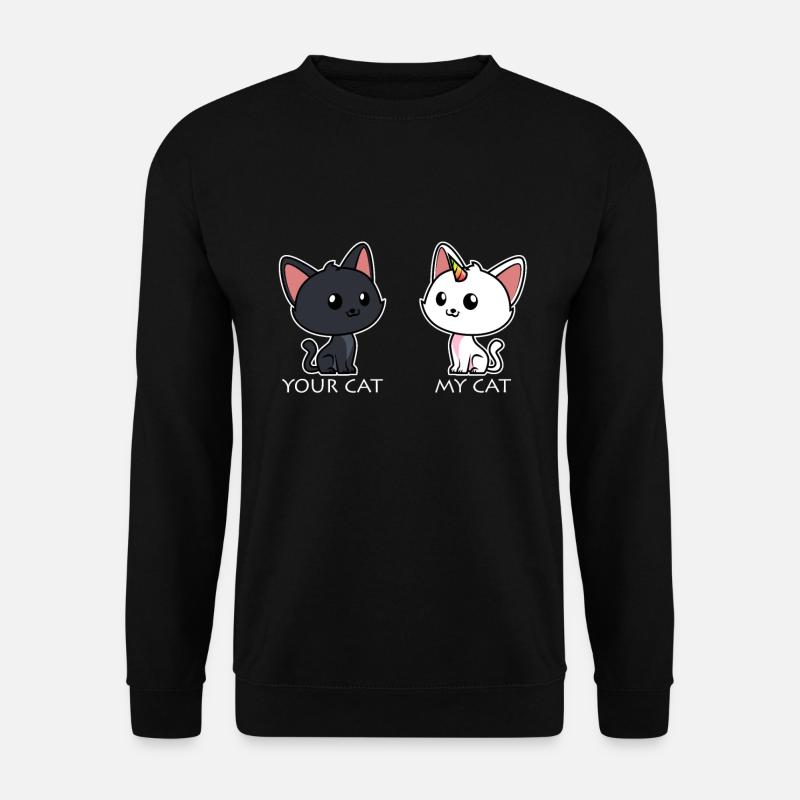 Ton chat Mon chat - Sweat-shirt Unisexe - noir