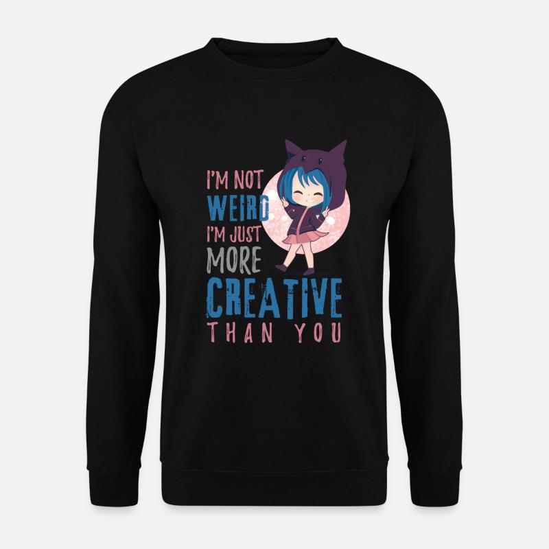 Anime Chibi Creative - Unisex Sweatshirt - black