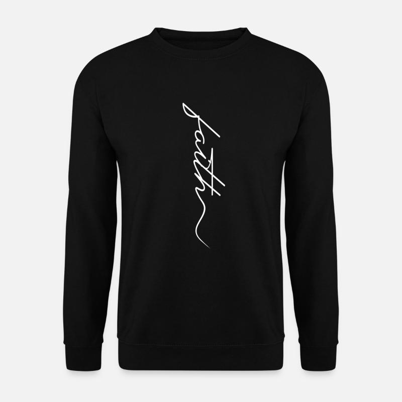 Faith - Unisex Pullover - Schwarz