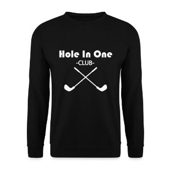 Get in One Club - Unisex Sweatshirt - black - Front - Alina (178cm) & Michal (187cm)