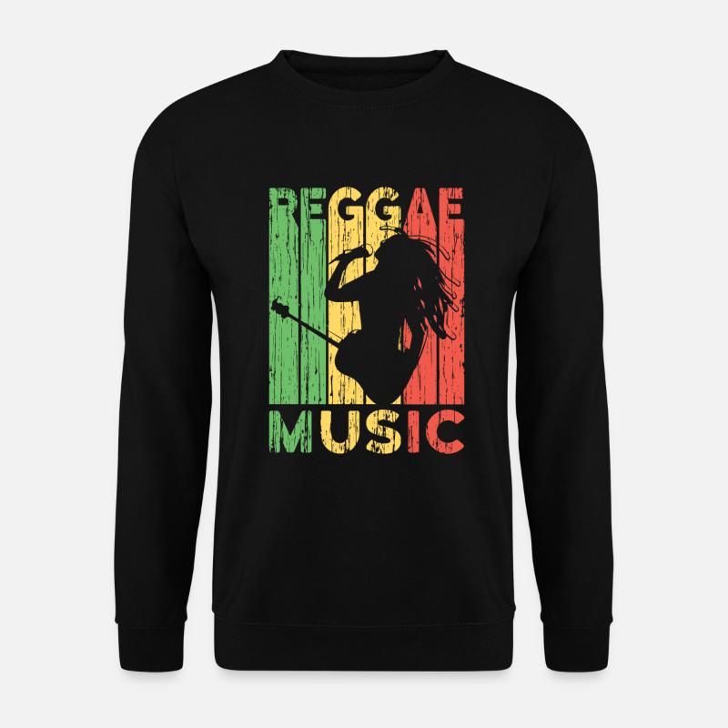 Reggae - Unisex Pullover - Schwarz