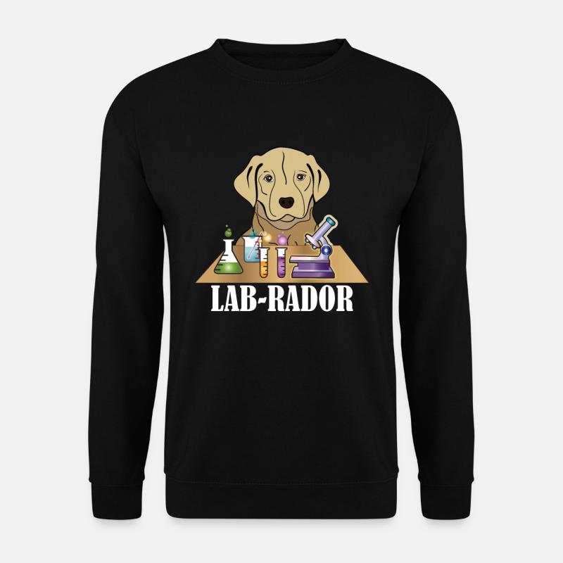 Labrador pun - Unisex Sweatshirt - black