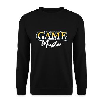 Game Master - Unisex Pullover - Schwarz - Vorne - Alina (178cm) & Michal (187cm)