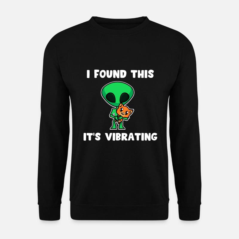 Cat alien - Unisex Sweatshirt - black