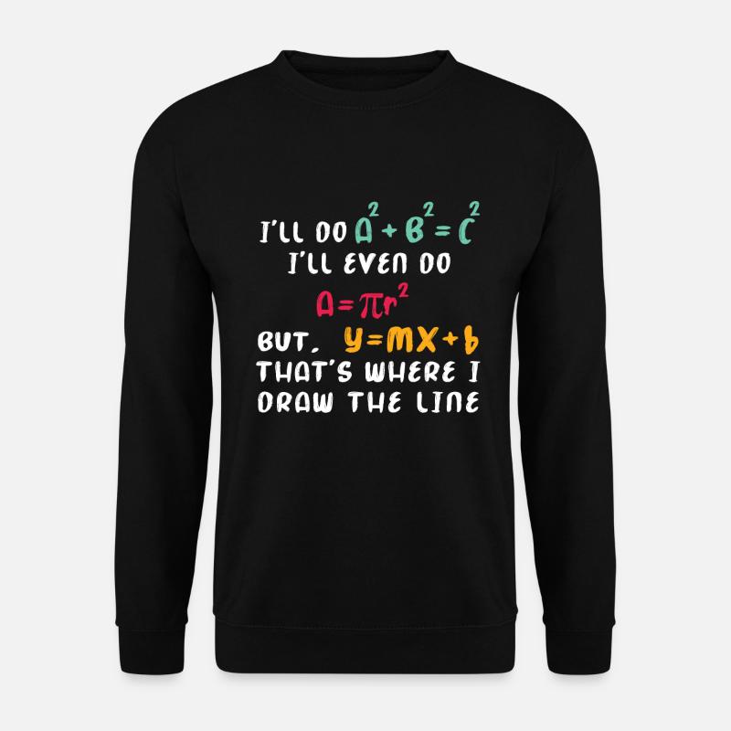 Math nerd - Unisex Sweatshirt - black