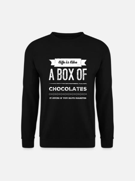 Diabetes Black humor - Unisex Sweatshirt - black