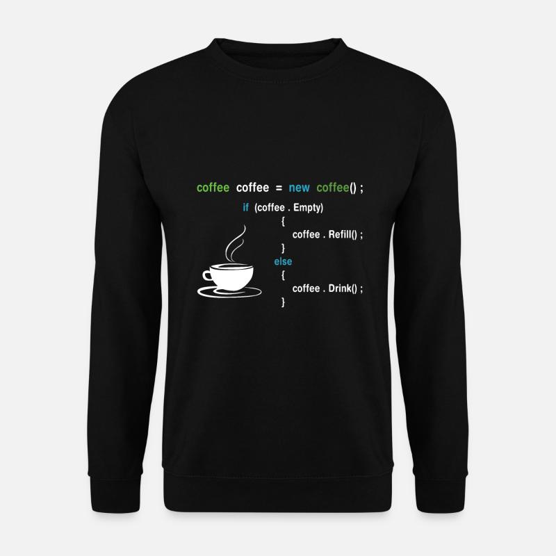 Coffee programmer - Unisex Sweatshirt - black