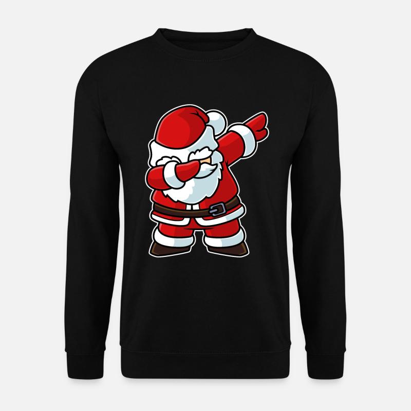 Dabbing Santa - Unisex Pullover - Schwarz