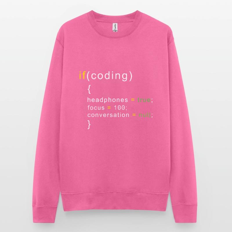 Coder coding Unisex Sweatshirt