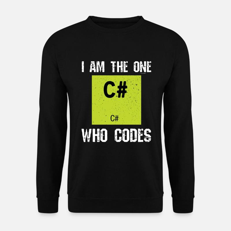 Programming C # Codes - Unisex Sweatshirt - black