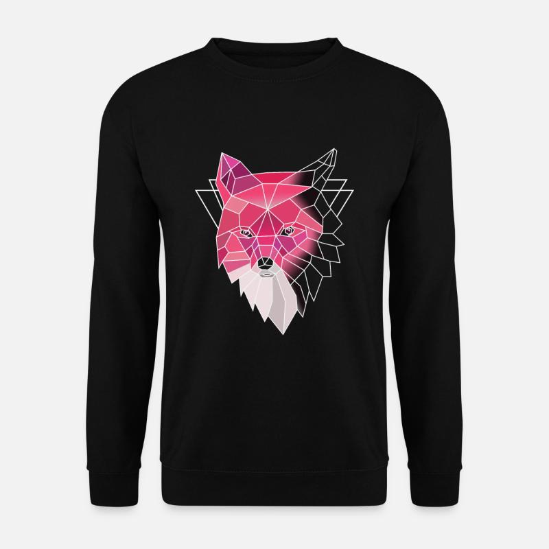 Pink Fox - Unisex Sweatshirt - black
