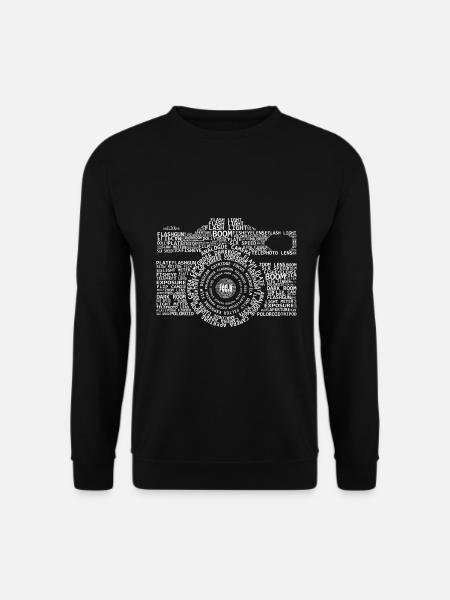 Kamera Beschreibung - Unisex Pullover - Schwarz