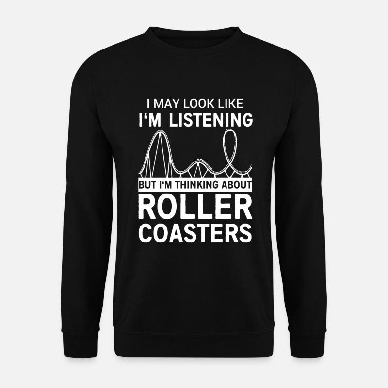 Achterbahnen - Unisex Pullover - Schwarz