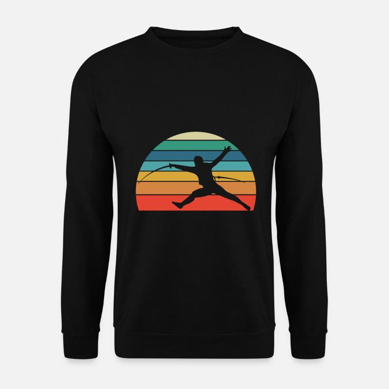 Fechten - Unisex Pullover - Schwarz