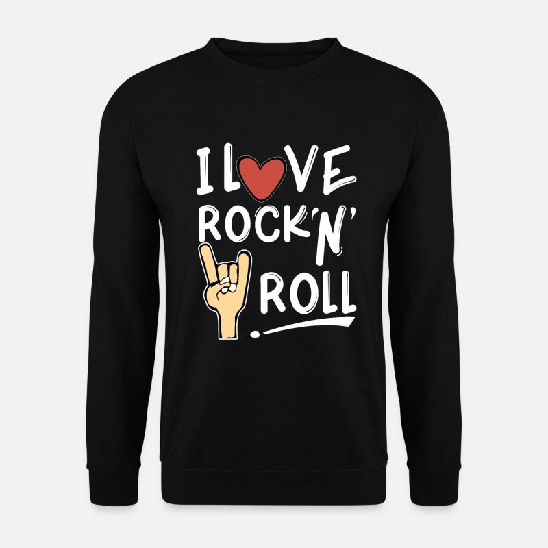 Ich Liebe Rock n Roll - Unisex Pullover - Schwarz