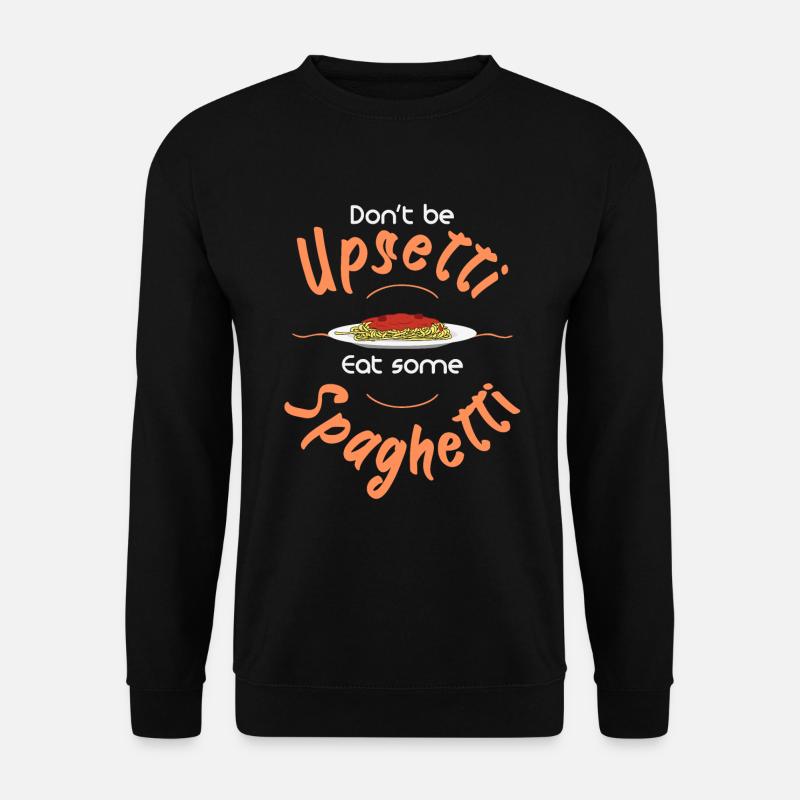 Spaghetti - Unisex Pullover - Schwarz