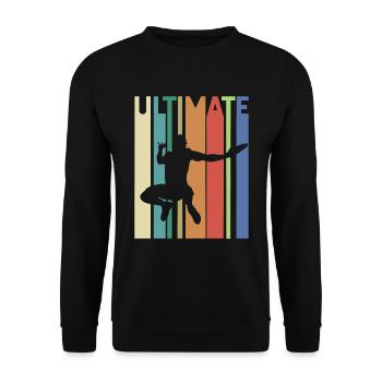 Ultimate Frisbee - Sweat-shirt Unisexe - noir - Devant - Alina (178cm) & Michal (187cm)