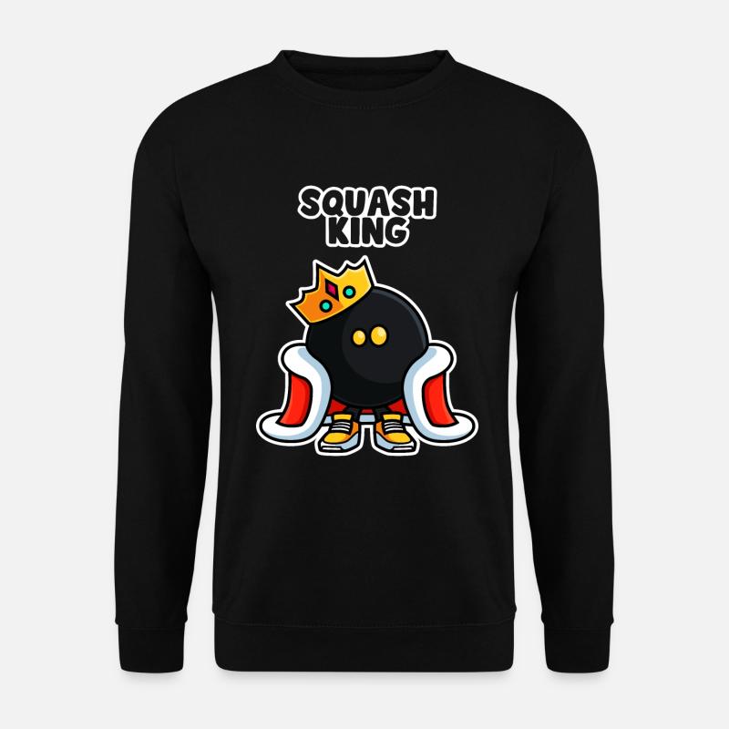 Squash König - Unisex Pullover - Schwarz
