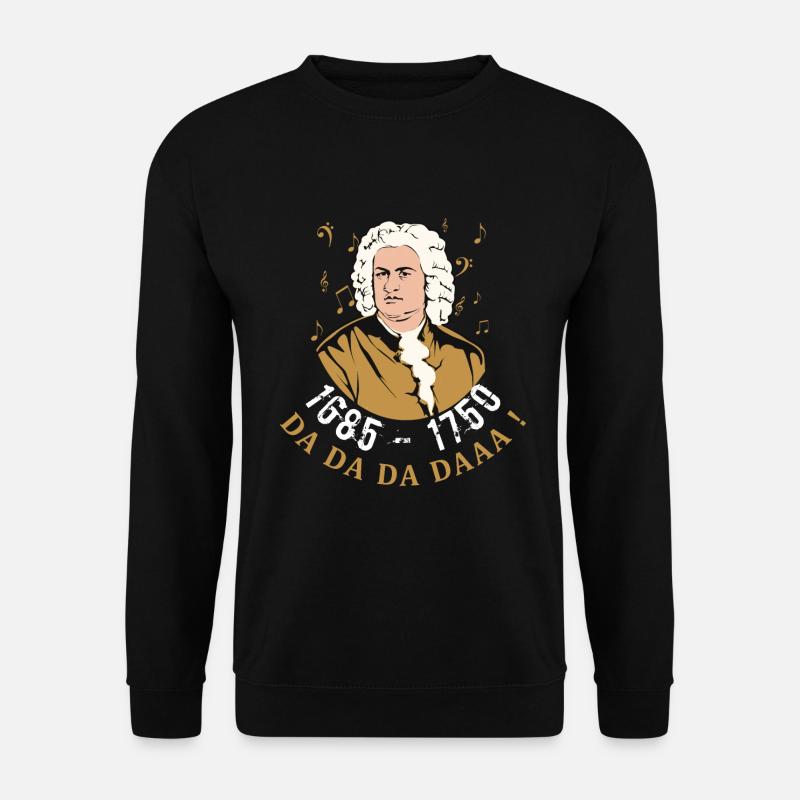 Johann Sebastian Bach - Unisex Pullover - Schwarz